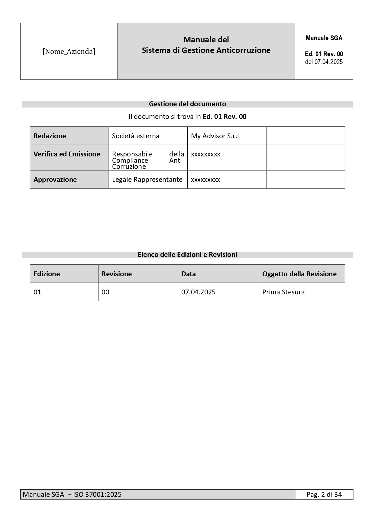 Kit Documentale Sistema di Gestione ISO 37001 - immagine 3