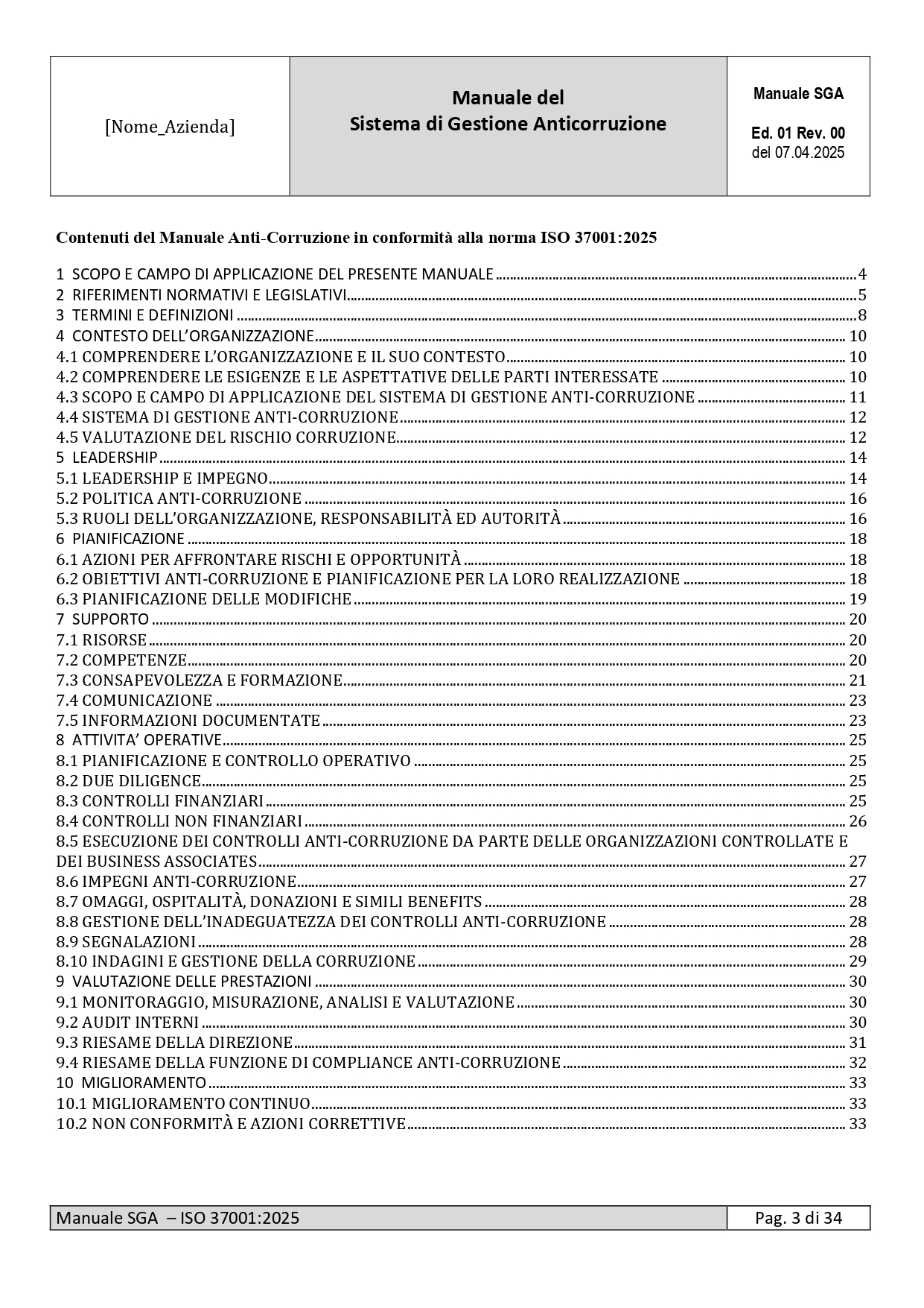 Kit Documentale Sistema di Gestione ISO 37001 - immagine 4