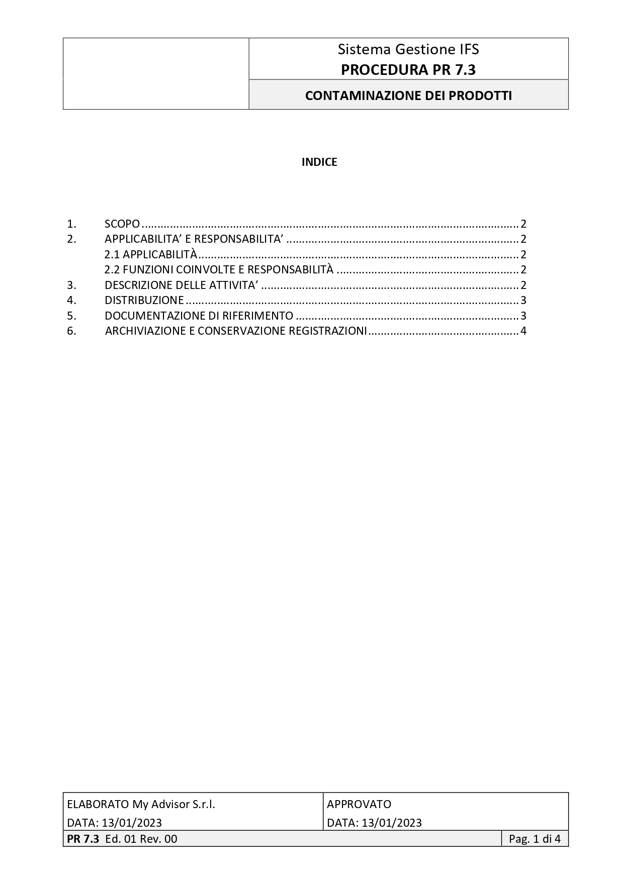 Kit Documentale Sistema di Gestione IFS Logistics - immagine 7