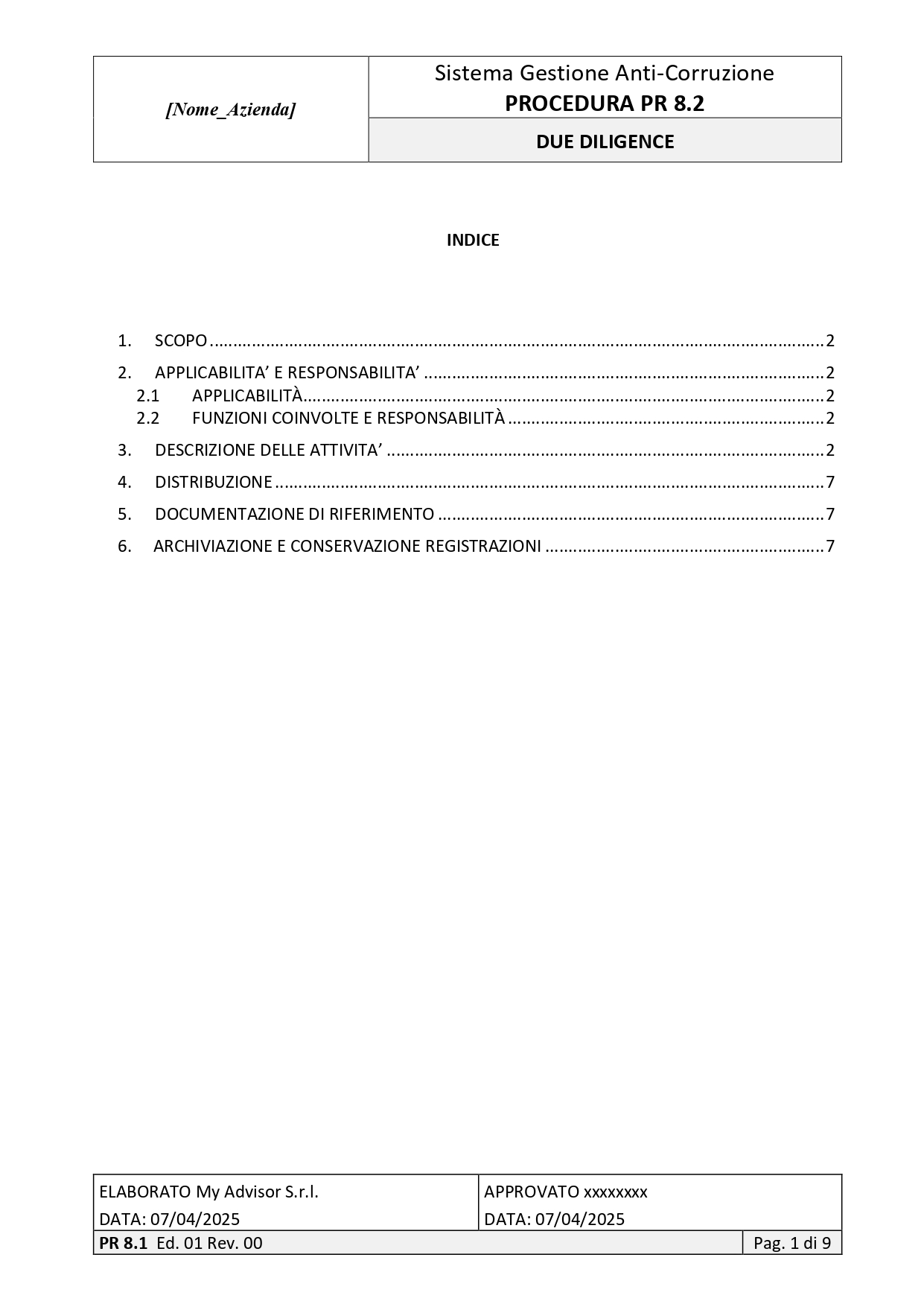 Kit Documentale Sistema di Gestione ISO 37001 - immagine 6