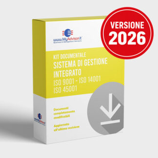 Kit Documentale Sistema di Gestione Integrato ISO 9001 - ISO 14001 - ISO 45001