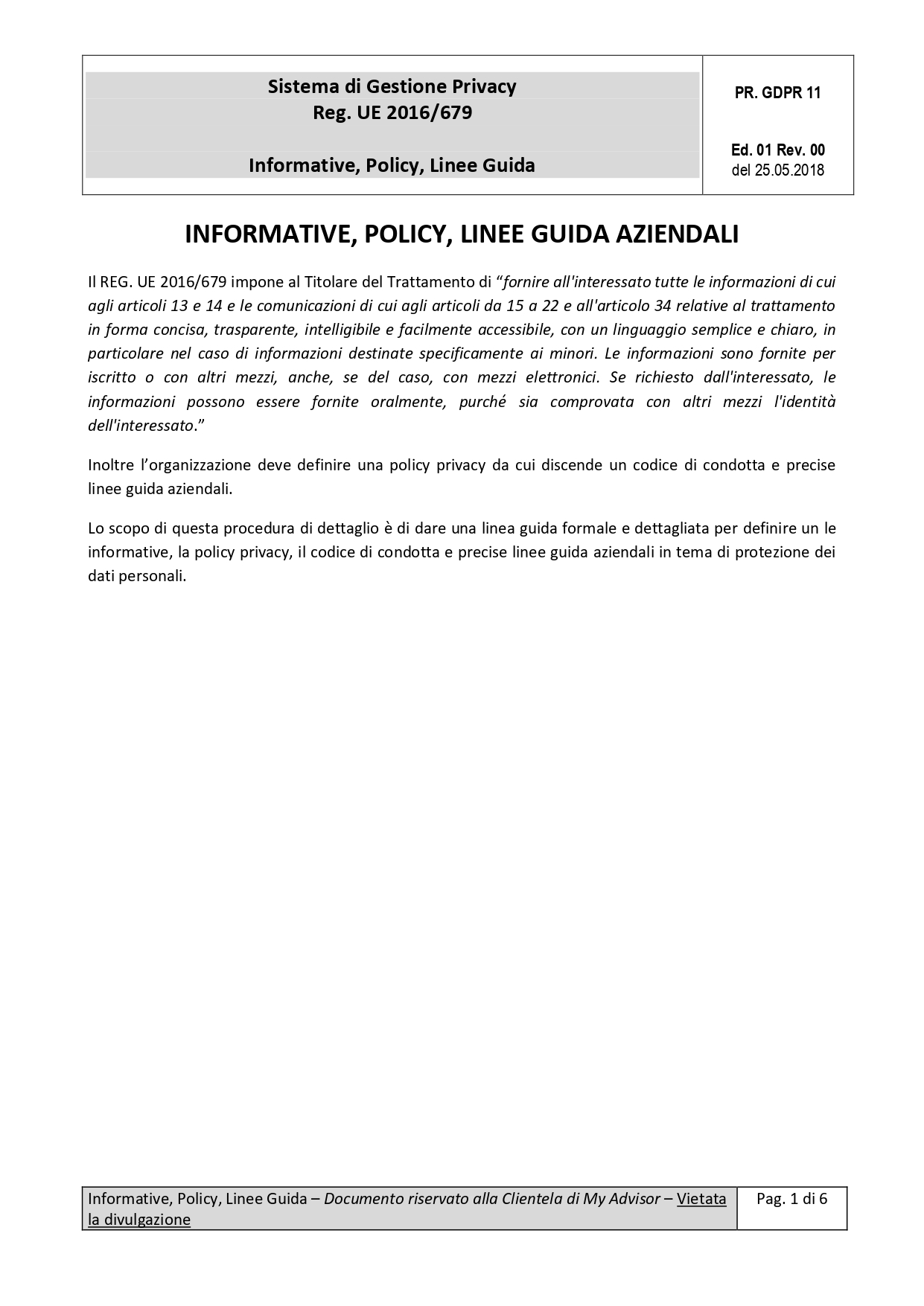 Kit Documentale Sistema di Gestione Privacy GDPR - immagine 4