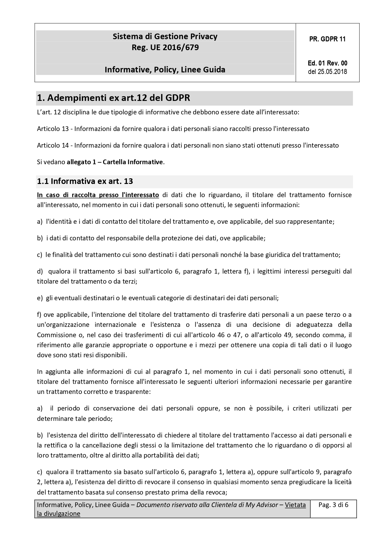 Kit Documentale Sistema di Gestione Privacy GDPR - immagine 6