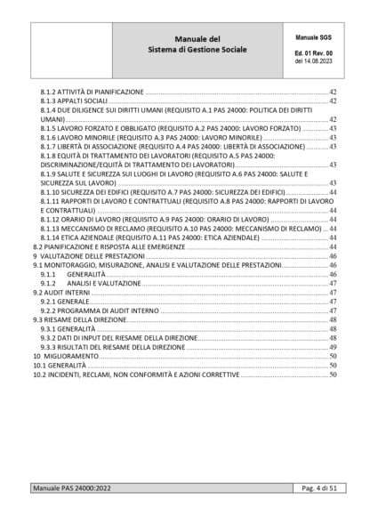Kit Documentale Sistema di Gestione PAS 24000 - immagine 5