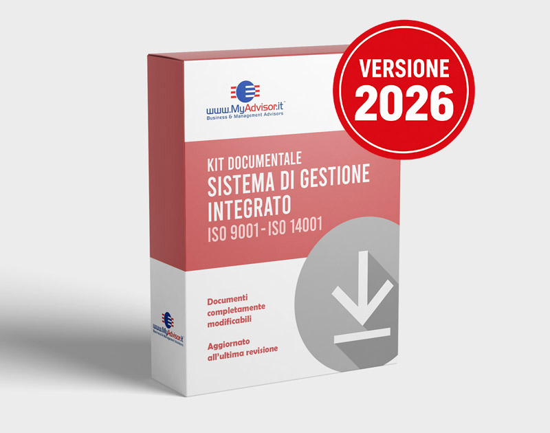 kit documentale integrato iso 9001 iso 4001 versione 2026