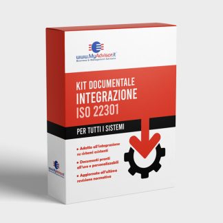Kit Documentale INTEGRAZIONE ISO 22301 - Per tutti i sistemi