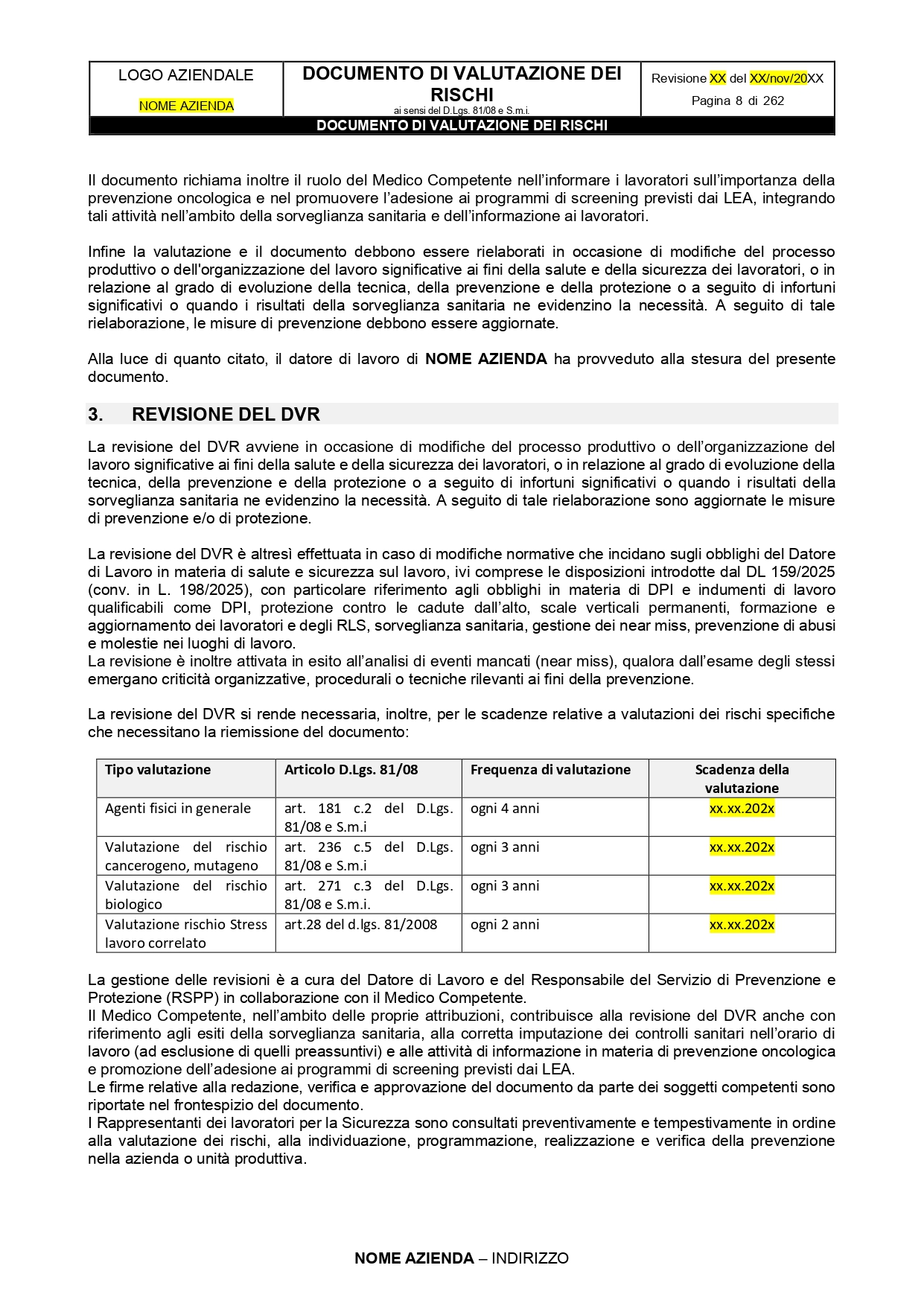 Kit Documentale DVR - Documento di Valutazione dei Rischi - immagine 5