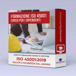 Corso Formazione Sistema di Gestione ISO 45001:2018 - DIPENDENTI
