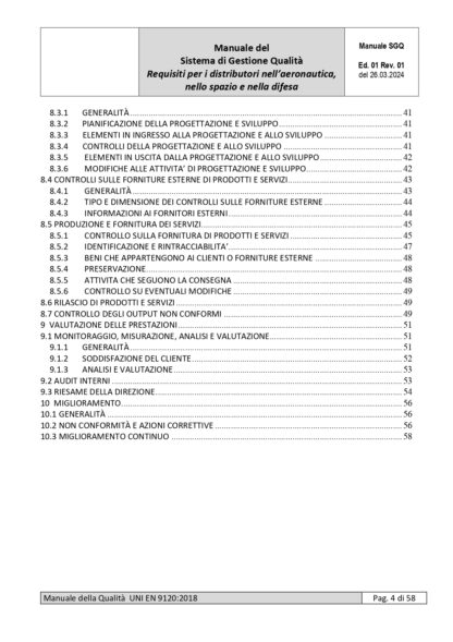 Kit Documentale Sistema di Gestione UNI EN 9120 - immagine 5