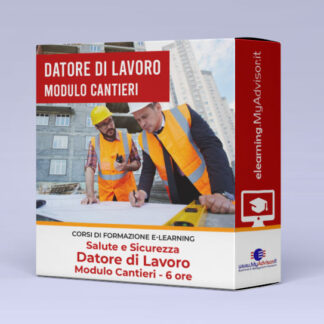 Corso E-learning Formazione Datore Di Lavoro - Modulo Cantieri 6 ore