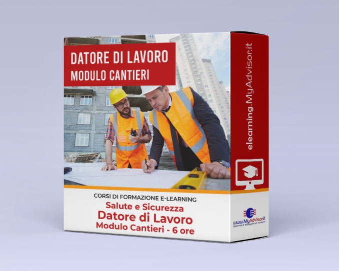 Corso E-learning Formazione Datore Di Lavoro - Modulo Cantieri 6 ore