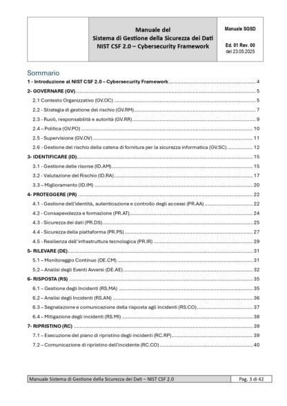 Kit Documentale Sistema di Gestione NIST CSF 2.0 - immagine 4
