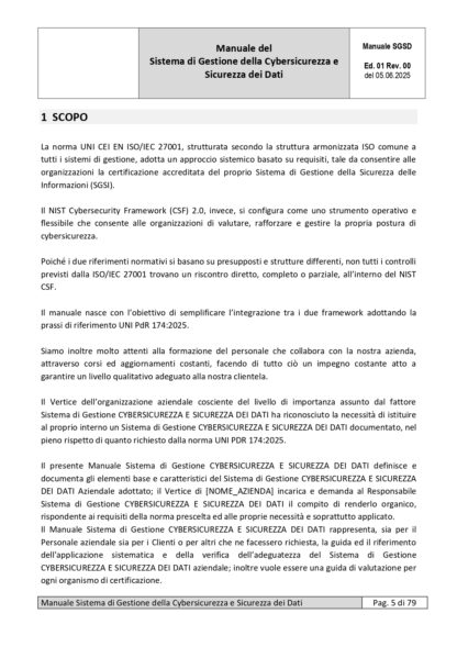 Kit Documentale Sistema di Gestione UNI/PdR 174 - immagine 6