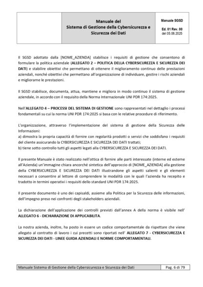 Kit Documentale Sistema di Gestione UNI/PdR 174 - immagine 7
