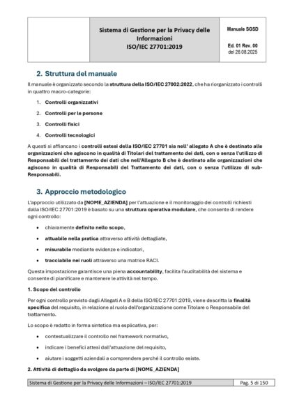 Kit Documentale Sistema di Gestione ISO/IEC 27701 - immagine 6