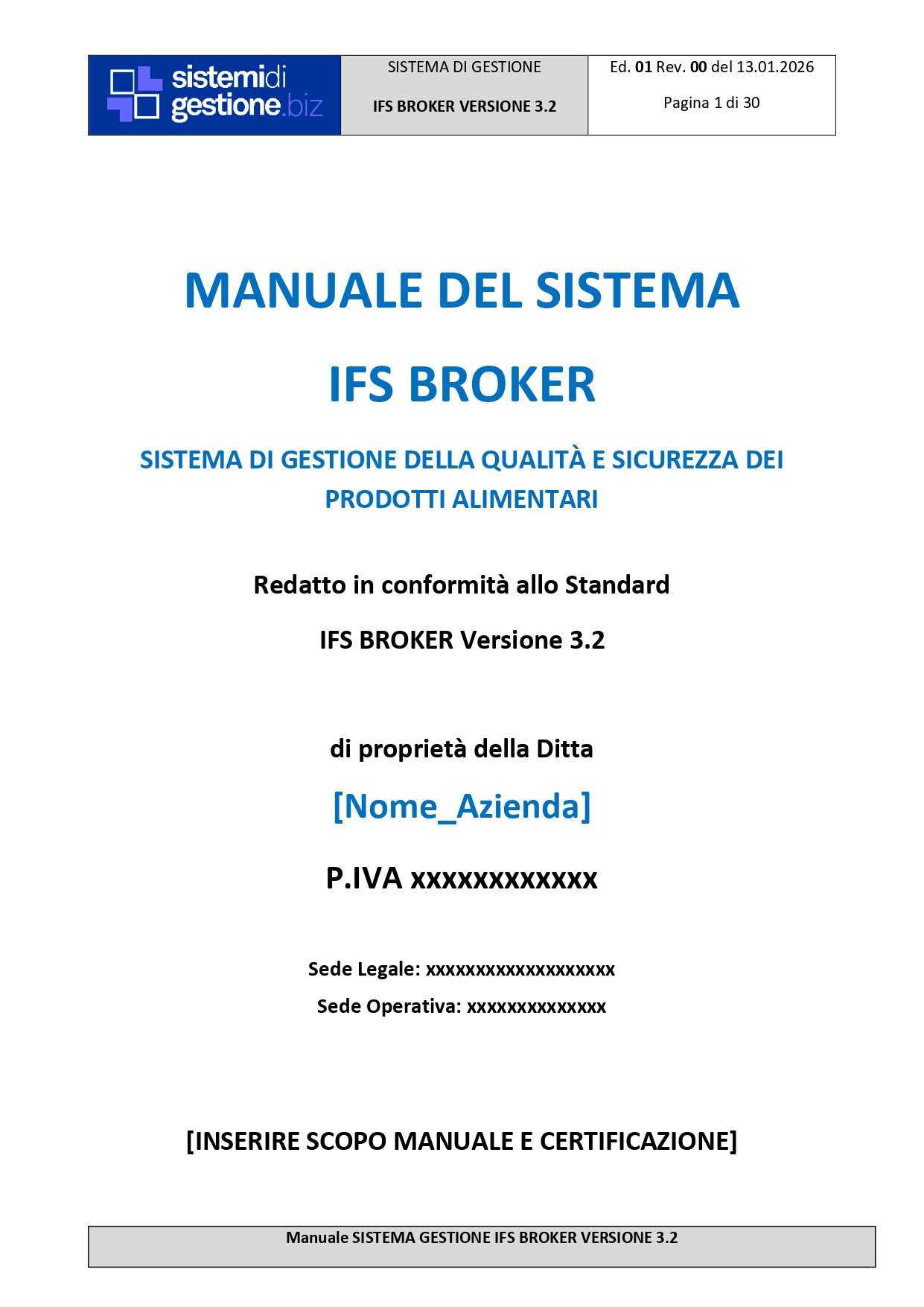 Kit Documentale Sistema di Gestione IFS BROKER - immagine 2