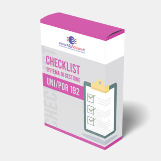 Kit Documentale Checklist UNI/PdR 192