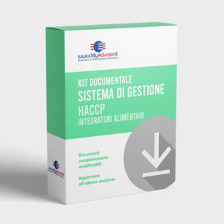 Kit Documentale Sistema di Gestione HACCP per Integratori Alimentari