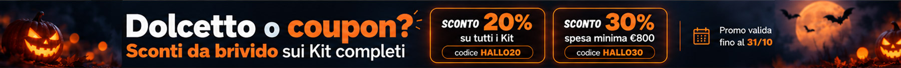 Promo Halloween - sconti sui Kit completi