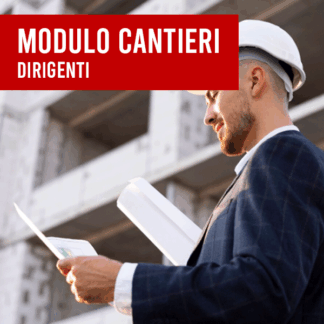 Corso Formazione Dirigente - Modulo Aggiuntivo Cantieri - REGIONE SICILIA